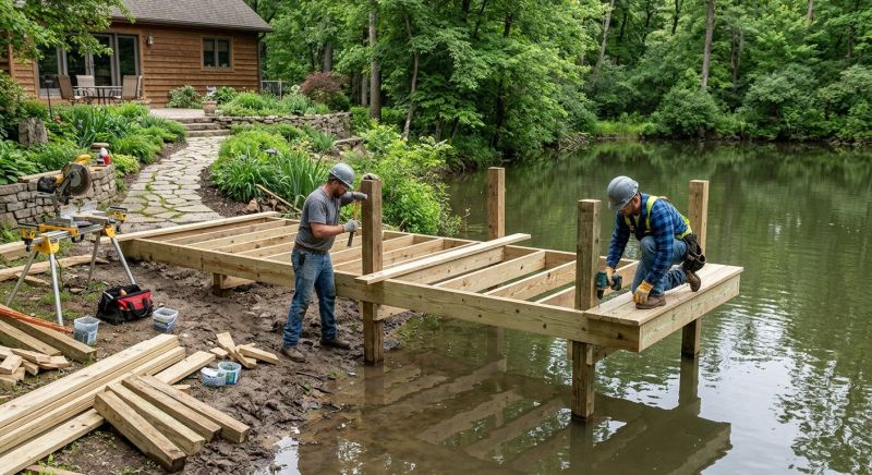 Pond Dock Construction in Littleton, CO