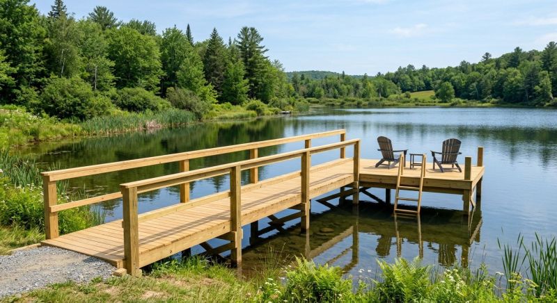 Pond Dock Installation in Kansas City, MO