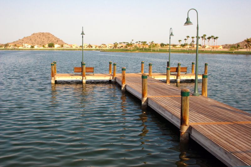 Wood Dock Installation