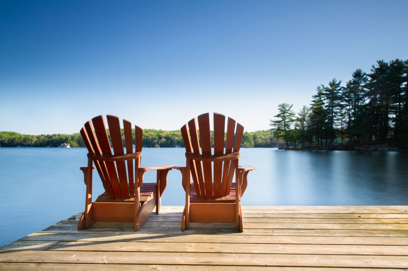 Finished Dock with Seating